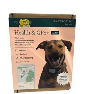Whistle Dog Tracker-includes GPS as well as health